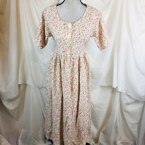 Vintage Dresses & Skirts - Vintage 90s Carol Anderson Size 4 Babydoll Dress